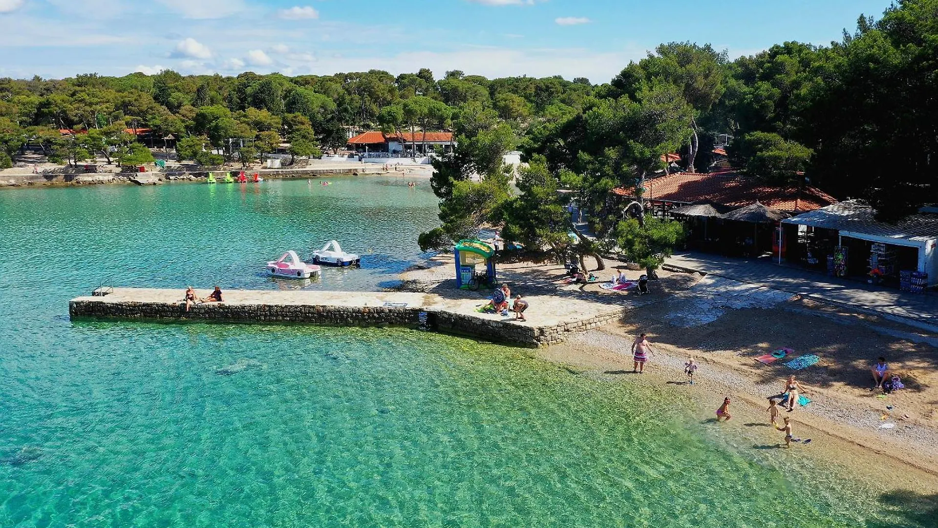 Campsite Camping Park Soline Mobile Homes Biograd Na Moru